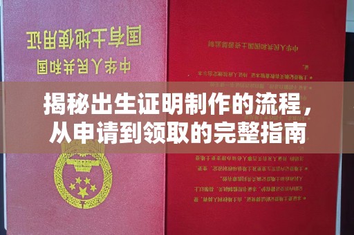 威县揭秘出生证明制作的流程，从申请到领取的完整指南