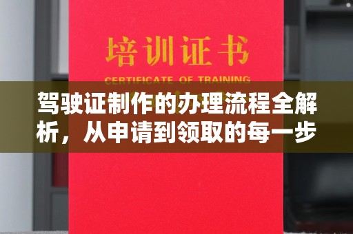 威县驾驶证制作的办理流程全解析，从申请到领取的每一步