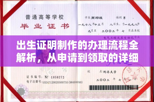 威县出生证明制作的办理流程全解析，从申请到领取的详细指南