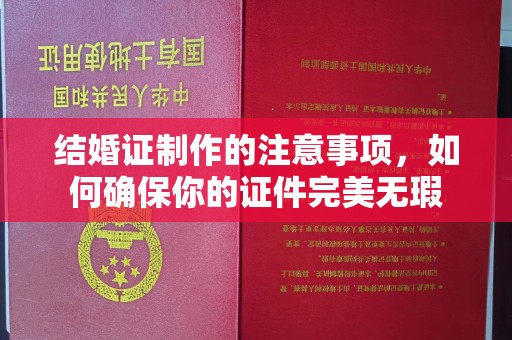 威县结婚证制作的注意事项，如何确保你的证件完美无瑕