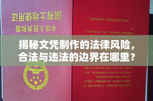 威县揭秘文凭制作的法律风险，合法与违法的边界在哪里？